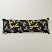 ゴールデントンボのシームレスパターン ボディピロー (裏面)