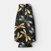 ゴールデントンボのシームレスパターン ボトルクーラー (裏面)