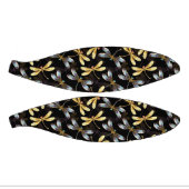 ゴールデントンボのシームレスパターン ミニバスケットボール (パネル)