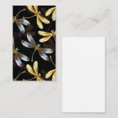 ゴールデントンボのシームレスパターン 割引カード (正面/裏面)