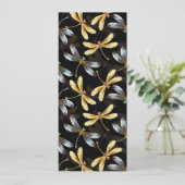 ゴールデントンボのシームレスパターン 案内状 (スタンド正面)