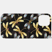 ゴールデントンボのシームレスパターン Case-Mate iPhoneケース (裏面 / 右)