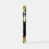 ゴールデントンボのシームレスパターン iPhoneケース (左側面)