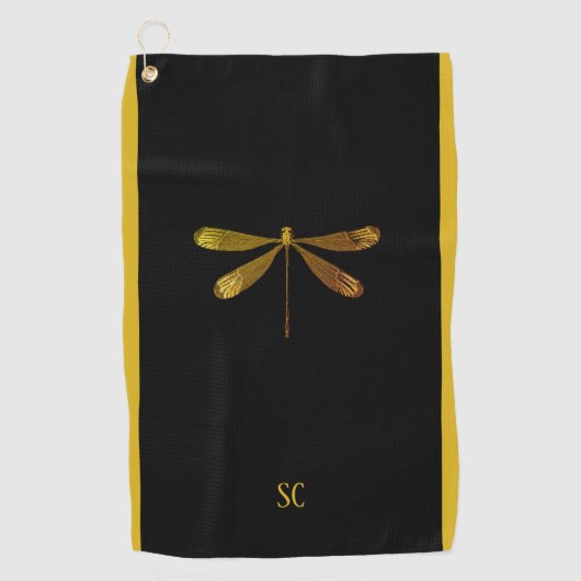 ゴールデントンボウィズカスタム文字 ゴルフタオル (正面)