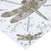 ゴールデントンボ模様 – 光 テーブルクロス (アングル)