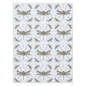 ゴールデントンボ模様 – 光 テーブルクロス (正面)