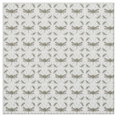 ゴールデントンボ模様 – 光 ファブリック (見本)