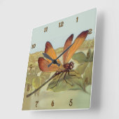 ゴールデントンボ スクエア壁時計 (傾斜)