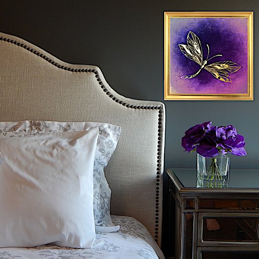 ゴールデントンボ 箔ポスター