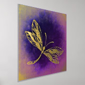 ゴールデントンボ 箔ポスター (レイダウン)