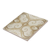 ゴールデントーンの対称エレガンス タイル (側面)