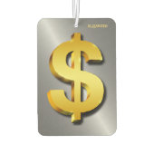 ゴールデンドきらめくルの記号 カーエアーフレッシュナー (裏面)