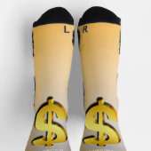 ゴールデンドきらめくルの記号 ソックス (上部)