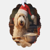 ゴールデンドゥルクリスマスクッキー オーナメントカード (左)