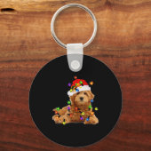 ゴールデンドゥルクリスマスサンタ キーホルダー (正面)