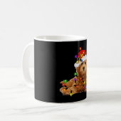 ゴールデンドゥルクリスマスサンタ コーヒーマグカップ (正面左)