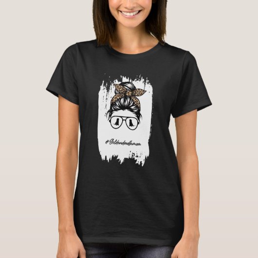 ゴールデンドゥルママ漂白乱雑バンヒョウ Tシャツ (正面)