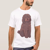 ゴールデンドゥードル犬の魔法 Tシャツ (正面)