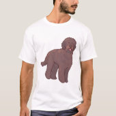 ゴールデンドゥードル犬の魔法 Tシャツ (正面)