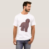 ゴールデンドゥードル犬の魔法 Tシャツ (正面フル)
