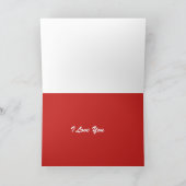 ゴールデンドゥードル バレンタインデーおめでとう シーズンカード (内部)