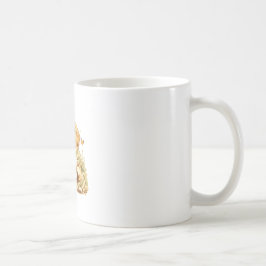 ゴールデンドゥードル フラワーマグ コーヒーマグカップ