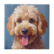 ゴールデンドゥードル | 犬の水彩画 ペット
