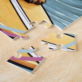 ゴールデンドゥードル 犬 ジグソーパズル (側面)