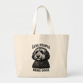 ゴールデンドゥードル Less People More Dogs バッグ (正面)