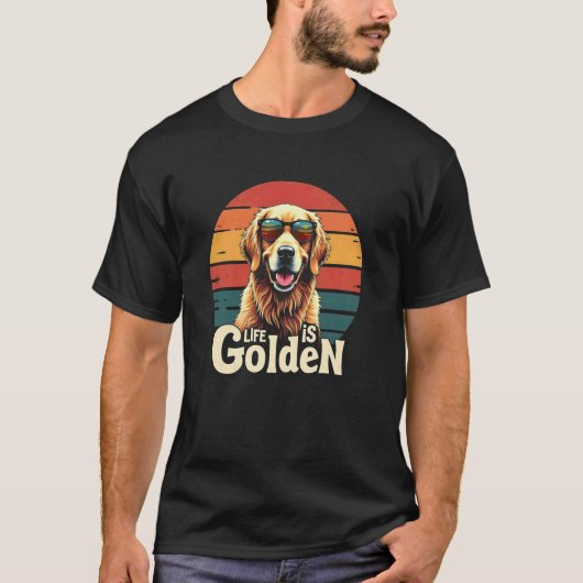 ゴールデンドッグライフ Tシャツ (正面)