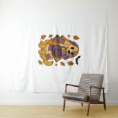 ゴールデンドッグ幽霊ハロウィーン タペストリー (インサイチュ(横))