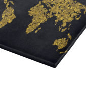 ゴールデンドットの世界地図 カッティングボード (角)