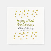 ゴールデンドットグリッターhappy 20th anniversary 結婚's