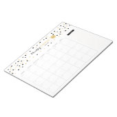 ゴールデンドットズマンスリープランナー ノートパッド (アングル)
