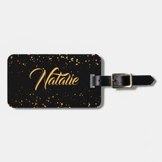 ゴールデンドット ラゲッジタグ (正面横)