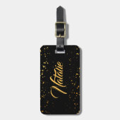 ゴールデンドット ラゲッジタグ (正面縦)