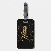 ゴールデンドット ラゲッジタグ (裏面縦)