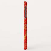 ゴールデンドラゴンの赤い電話ケース Case-Mate iPhoneケース (裏面/左)