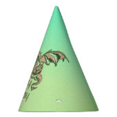 ゴールデンドラゴングリーン誕生日 パーティーハット (右)