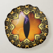 ゴールデンドラゴンズアイ ラウンドクッション (裏面)