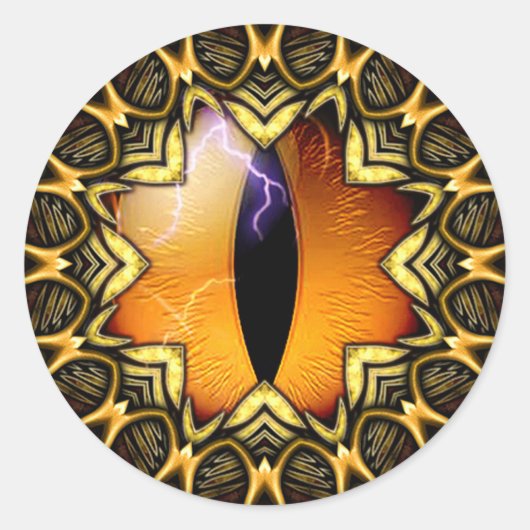 ゴールデンドラゴンズアイ ラウンドシール (正面)