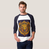 ゴールデンドラゴンズバスケットボールロゴ Tシャツ (正面フル)