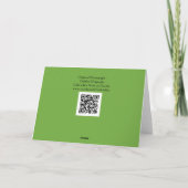 ゴールデンドラゴンフライ金ゴールド自然アートノートカード カード (裏面)