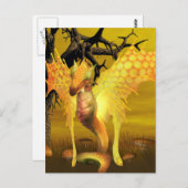 ゴールデンドラゴンポストカード ポストカード (正面/裏面)