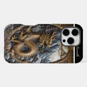 ゴールデンドラゴン昇順 iPhoneケース (裏面横)