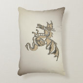 ゴールデンドラゴン アクセントクッション (正面(垂直))