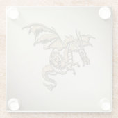 ゴールデンドラゴン ガラスコースター (裏面)
