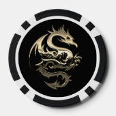 ゴールデンドラゴン ポーカー チップ (裏面)