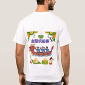 ゴールデンドラゴン+レガッタ+ホワイト Tシャツ (裏面)
