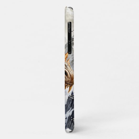 ゴールデンドラゴン Case-Mate iPhoneケース (裏面/左)